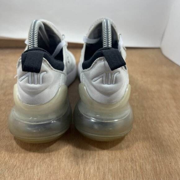 Nike Air Max 270 Women's Size 7.5 AH6789-100 White Black Running Athletic Shoes - Picture 6 of 12